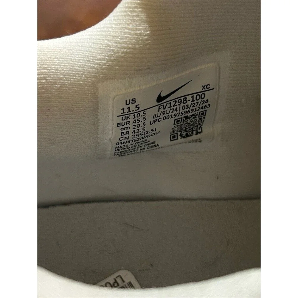 Nike Air Zoom G.T. Cut Academy TB Men's Basketball Shoes White Size 11.5